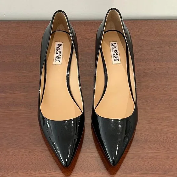 NIB Badgley Mischka Poise II Leather Pumps - Picture 3 of 13